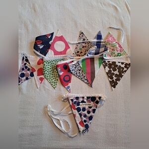 Mini Boden wall decor flag banner pennant NWOT, 2 the same